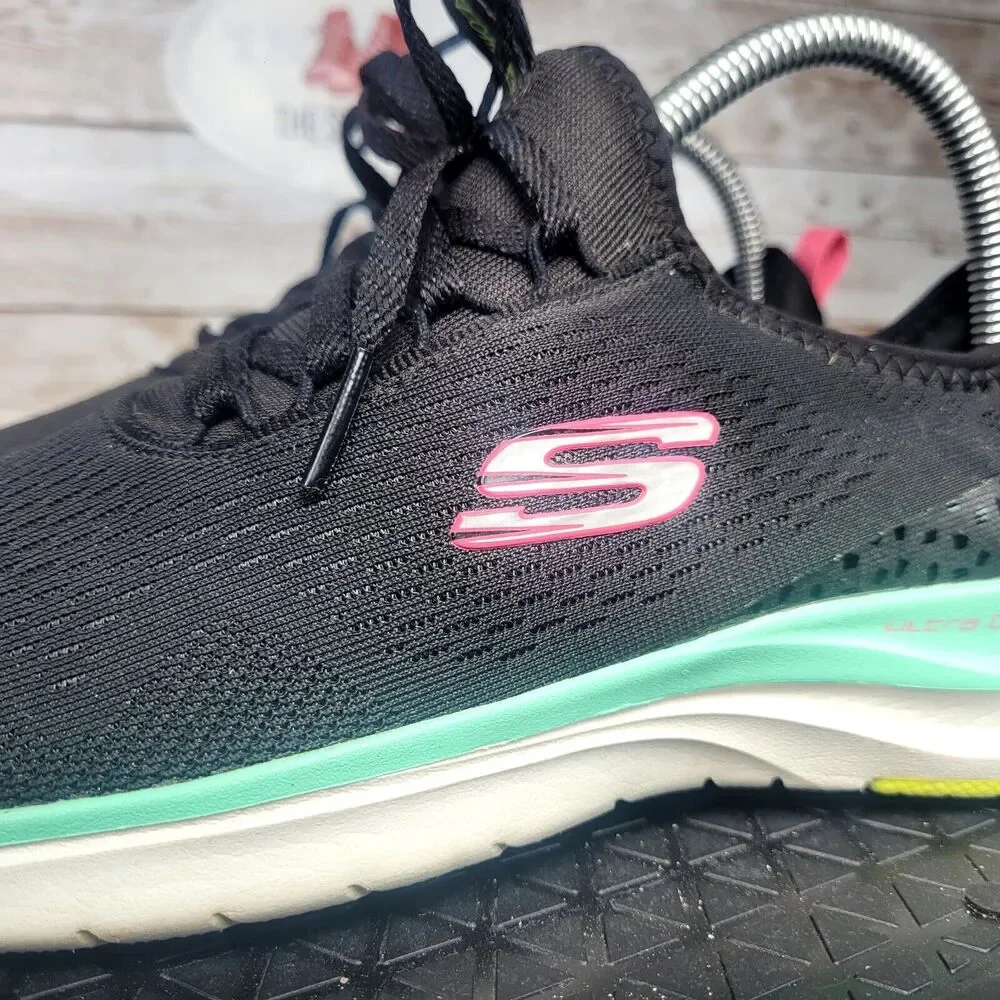 Skechers Ultra Groove Women Size 7 Air Cooled Memory Foam Black Athletic Shoes_6